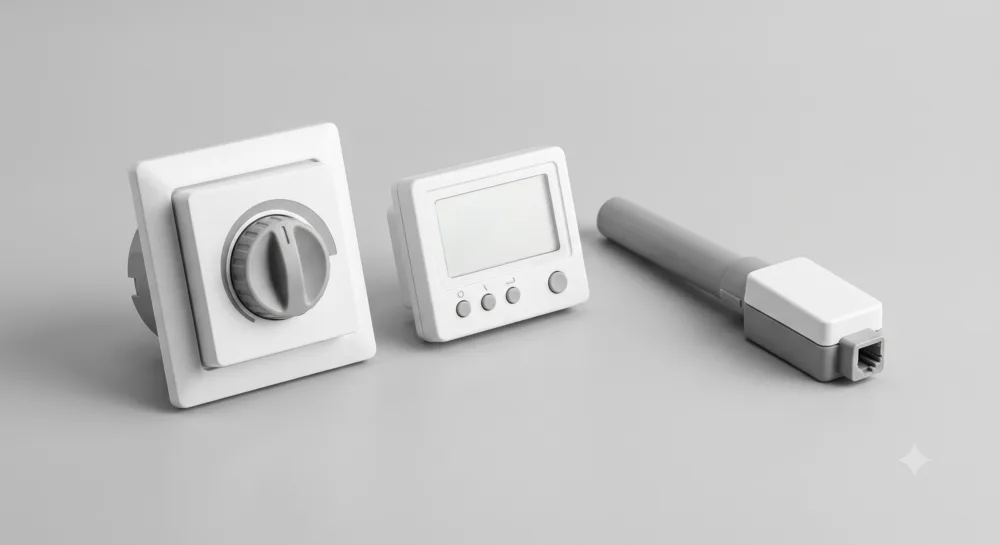 Fan speed controller and thermostat units
